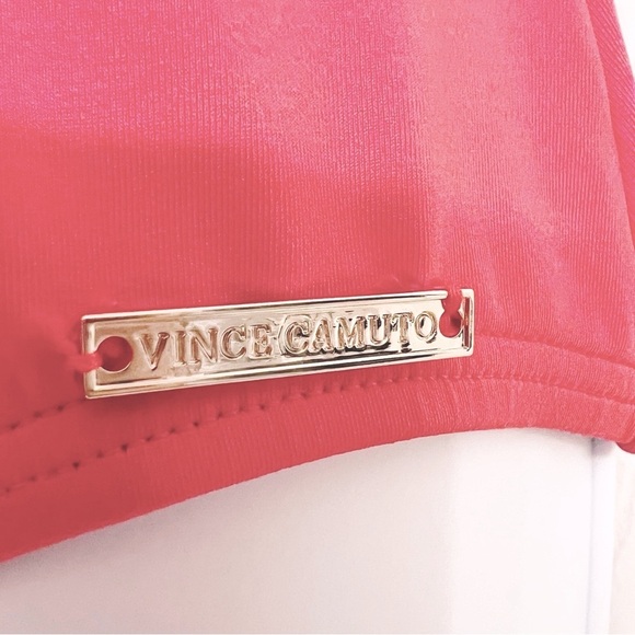 Vince Camuto Coral Swimsuit with Belt Size 14 - Picture 7 of 8
